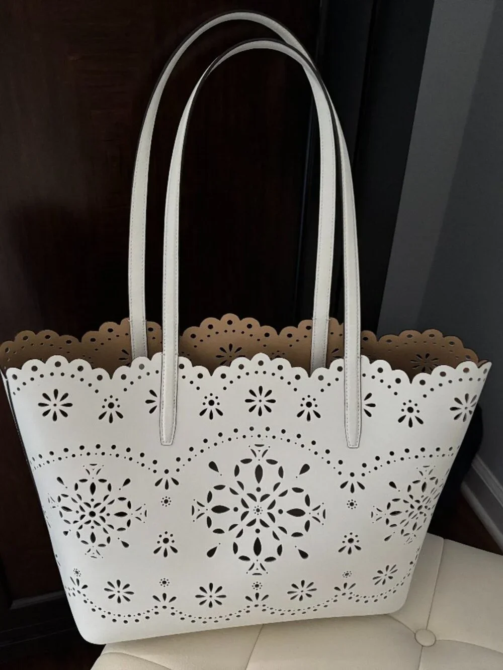 Kate Spade Perforated Large Leather Tote